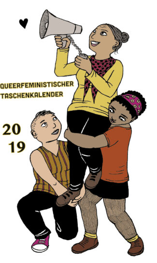 Cover von "queerfemnistischer Taschenkalender 2019"